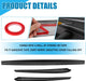Dashboard cover and door trim set for Tesla Model Y and Model 3
