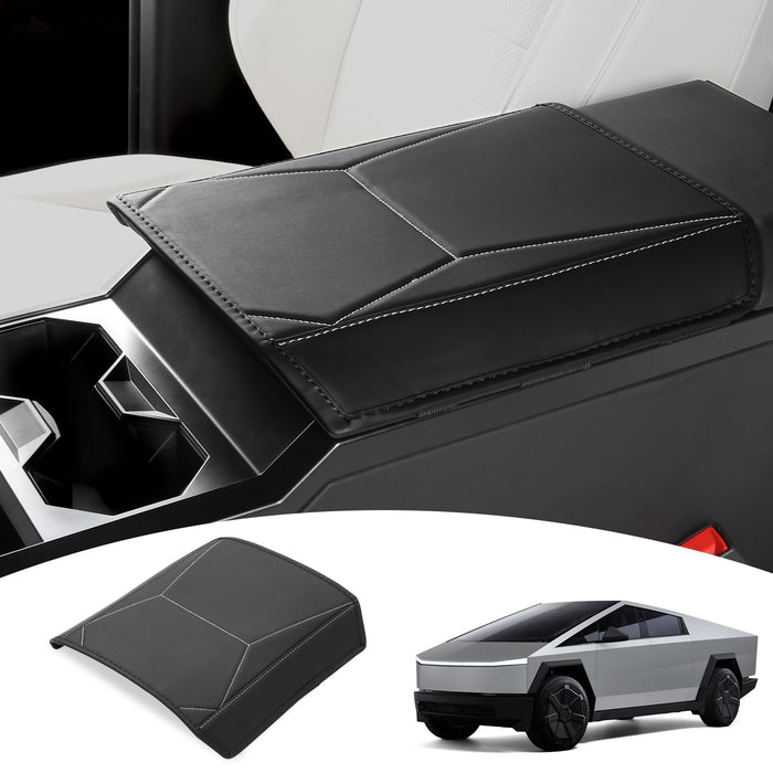 Tesla Cybertruck 2024-2025 Center Console Armrest Cover - TPE Scratch-Resistant Protector