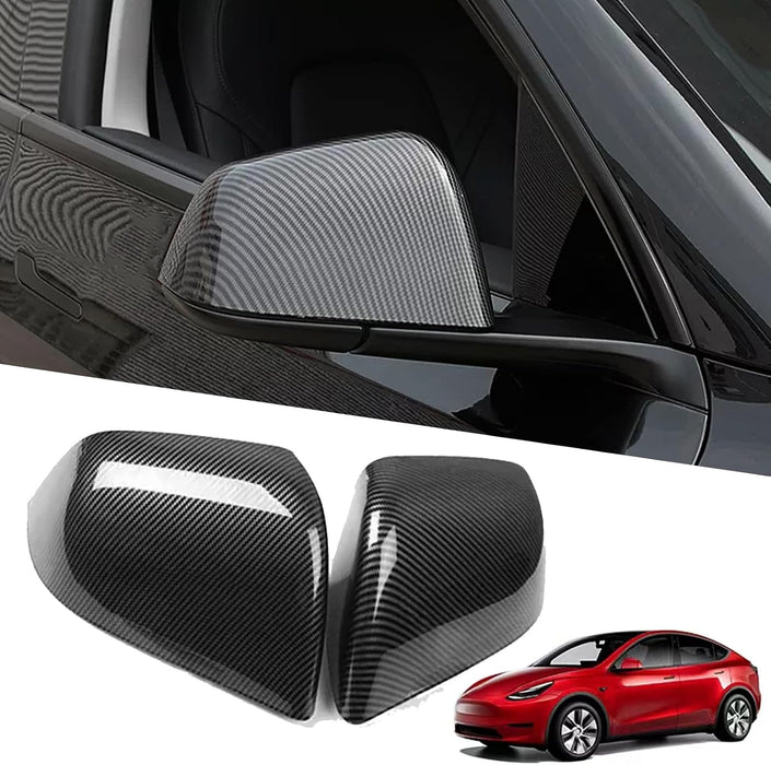 YHCDSEA Rearview Mirror Guard Cover for 2025-2026 Tesla Model Y Juniper