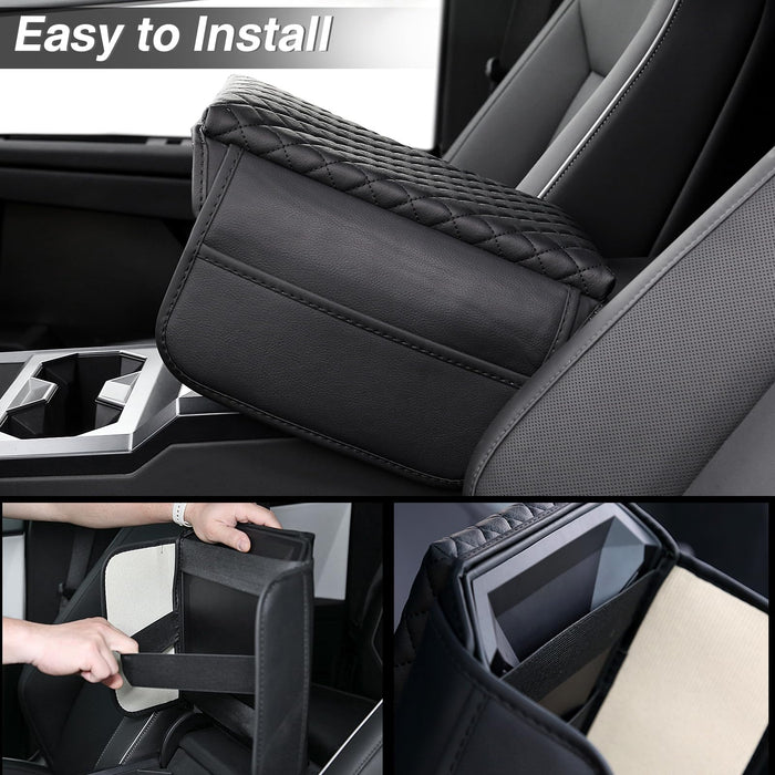 Tesla Cybertruck 2024-2025 Center Console Armrest Cover - TPE Scratch-Resistant Protector