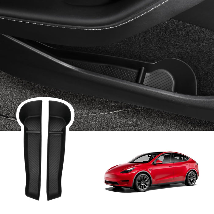 Tesla Model 3 Highland 2024 Door Side Storage Box - TPE Front & Rear Door Organizer Tray, Set of 4