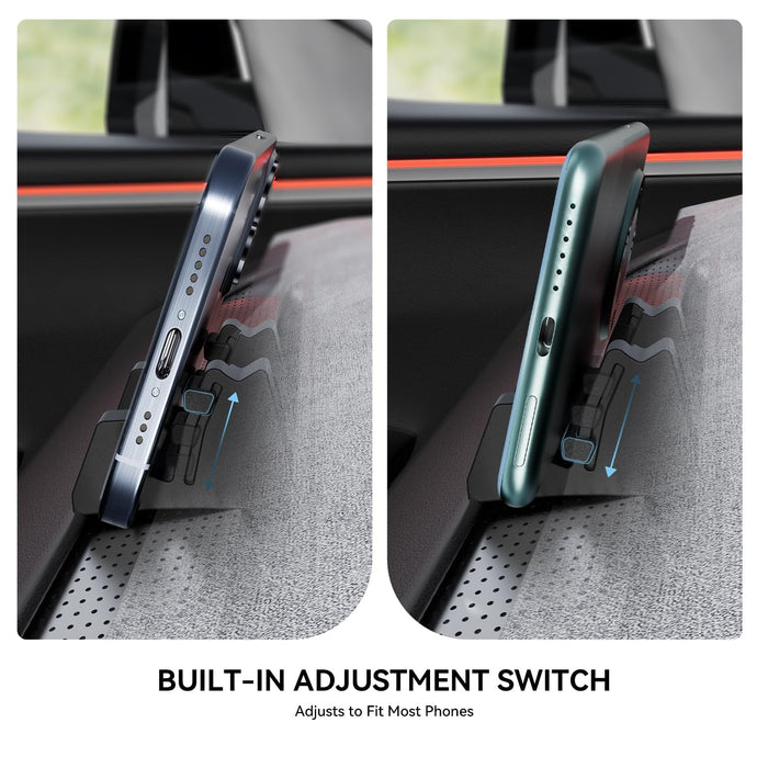 Silicone Phone Mount - Vent Hook & Glasses Holder | Tesla Model Y 2020-2025 / Model 3 2017-2023