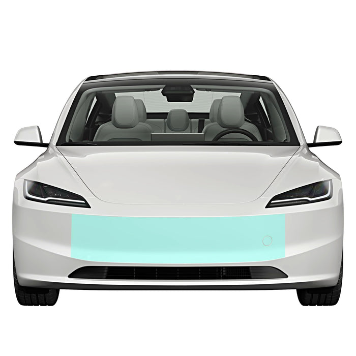 Tesla Model 3 Highland 2024-2025 Mini Bumper PPF - Clear Self-Healing Scratch Protection Overlay