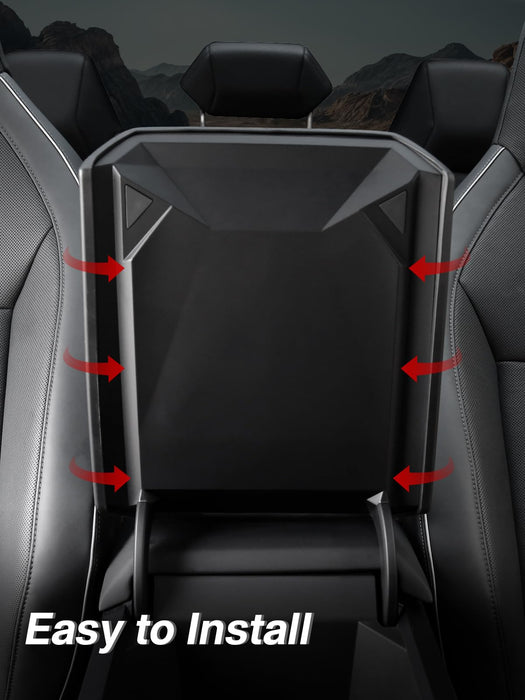 Tesla Cybertruck 2024-2025 Center Console Armrest Cover - TPE Scratch-Resistant Protector