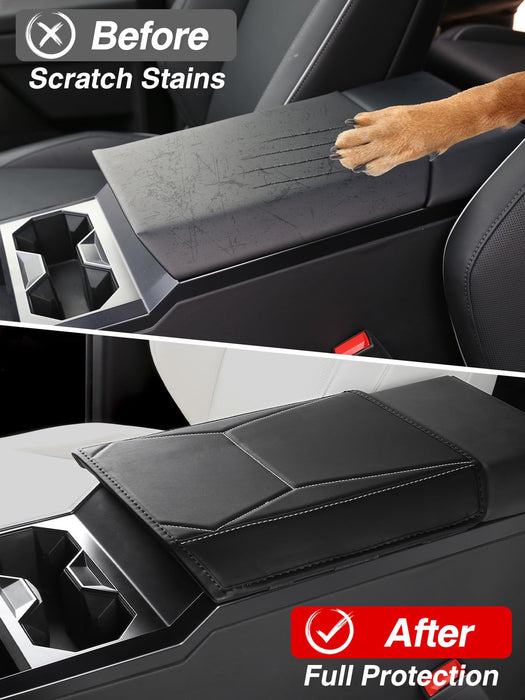 Tesla Cybertruck 2024-2025 Center Console Armrest Cover - TPE Scratch-Resistant Protector