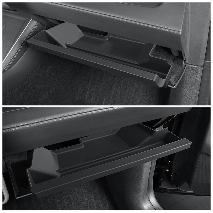 Glove Box Organizer for Tesla Model Y Juniper 2025-2026 | TPE Storage Tray Drawer | Interior Accessories | Black