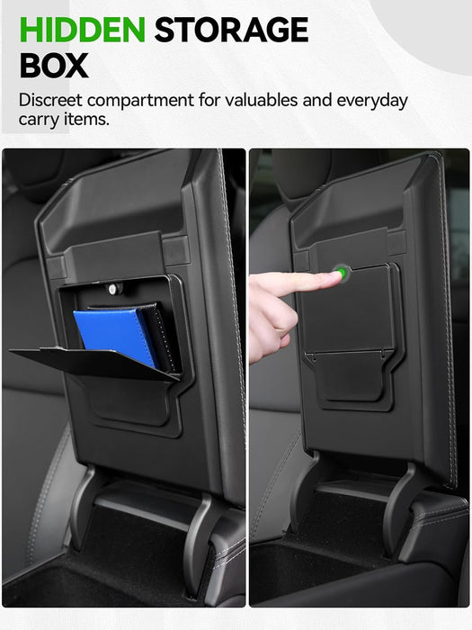 Foronetry 10-Piece Center Console Organizer for 2025-2026 Tesla Model Y Juniper Premium & Performance Black