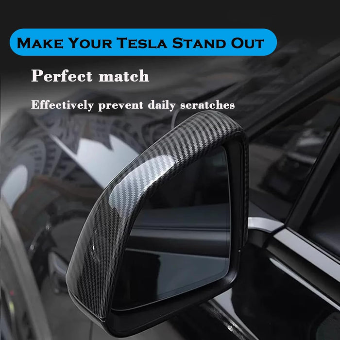 YHCDSEA Rearview Mirror Guard Cover for 2025-2026 Tesla Model Y Juniper
