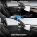 Dashboard cover and door trim set for Tesla Model Y and Model 3