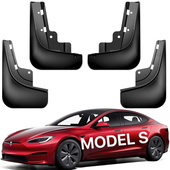 Tesla Model 3 Highland/Y/S/X 2024 Mud Flaps - Military-Grade, No-Drill All-Weather Splash Guards, Set of 4