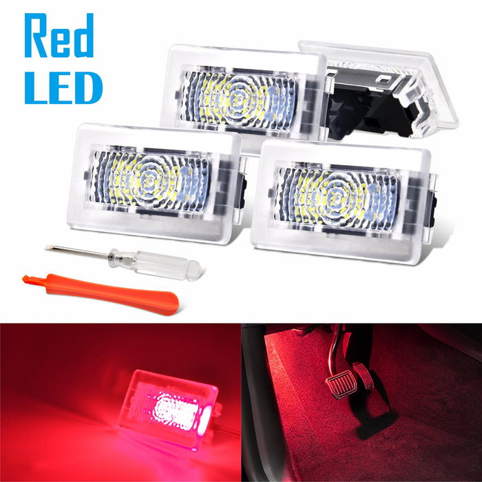 Upgrade LED Interior Light Kit for Tesla Model 3 X S Y | Ambient Lighting for Footwell, Trunk, Frunk, Door, Puddle, Glovebox | White/Red/Blue | Easy DIY Install