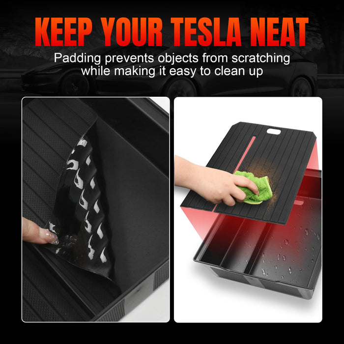 Tesla Model 3 Highland 2024 Center Console Organizer - Lower Tray Interior Storage Box