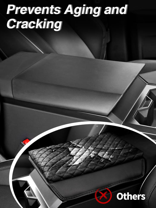 Tesla Cybertruck 2024-2025 Center Console Armrest Cover - TPE Scratch-Resistant Protector