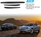 Dashboard cover and door trim set for Tesla Model Y and Model 3