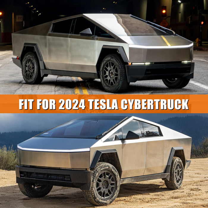 Waterproof Car Cover for Tesla Cybertruck - 6-Layer All-Weather Protection with Zipper Door & Windproof Bands