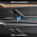 Dashboard cover and door trim set for Tesla Model Y and Model 3