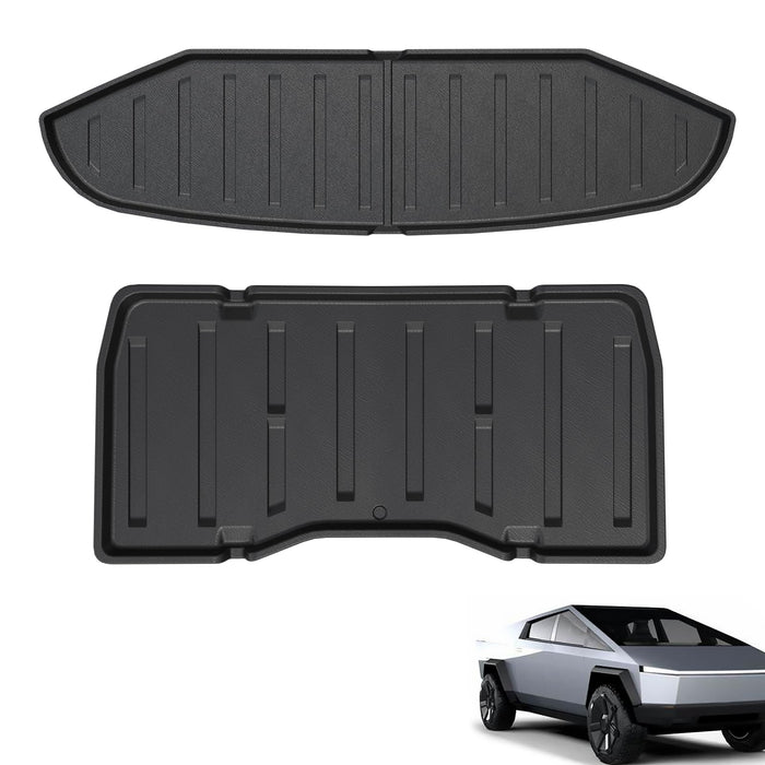 Tesla Cybertruck 2023-2025 Truck Bed Mat Set - Cargo Liner, Frunk Mat & Rear Sub Trunk Mat