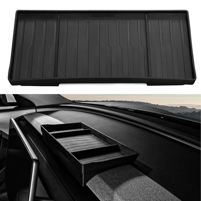 Tesla Model 3 Highland 2024-2025 Center Console Organizer - Behind Screen Storage Tray & Dashboard Hidden Tray