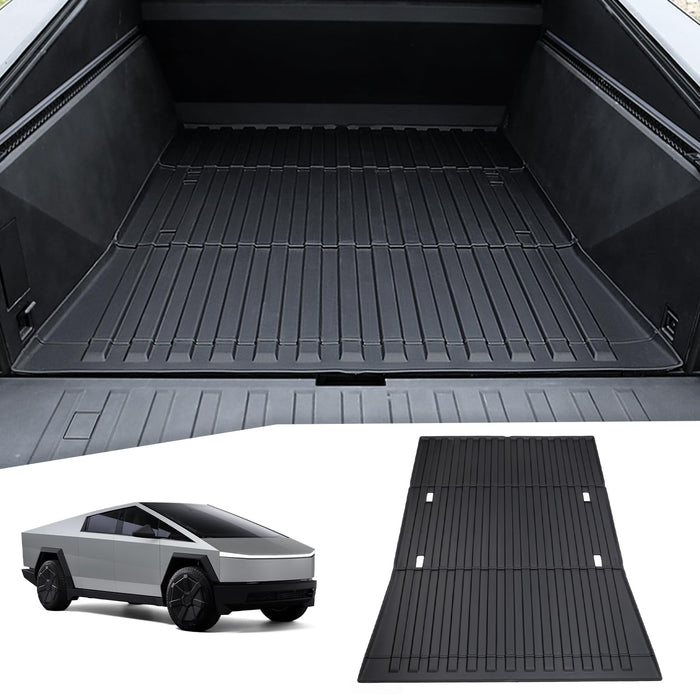 Tesla Cybertruck 2023-2025 Truck Bed Mat Set - Cargo Liner, Frunk Mat & Rear Sub Trunk Mat