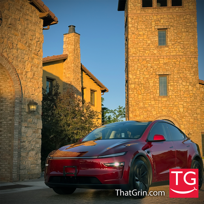 Slipstream Bracket® v.2 by ThatGrin | No-Drill Front License Plate Mount for 2026+ Tesla Model Y Premium & Model Y L Premium