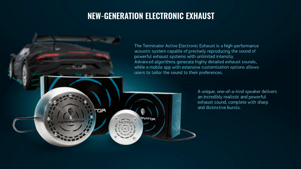 Terminator Active Exhaust System for Tesla | Universal Fit, App Controlled