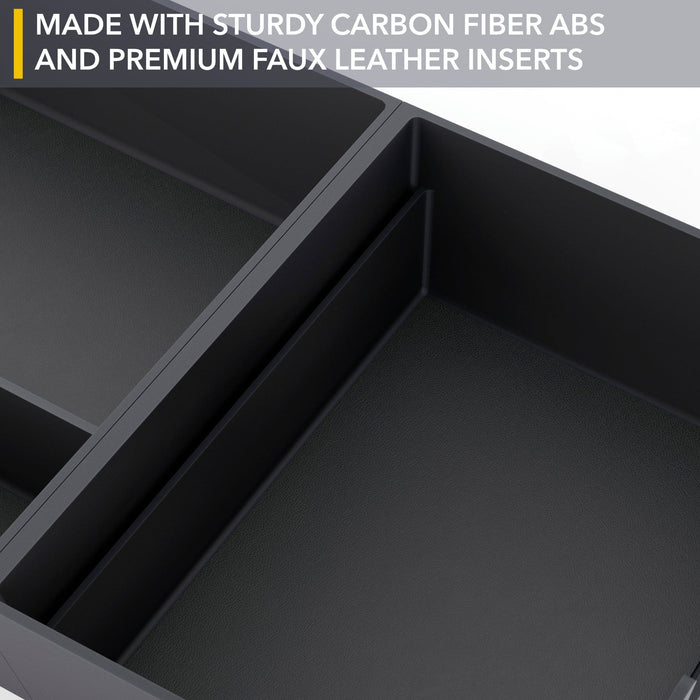 Lower Center Console Organizer | Tesla Model S / Tesla Model X 2021-2026