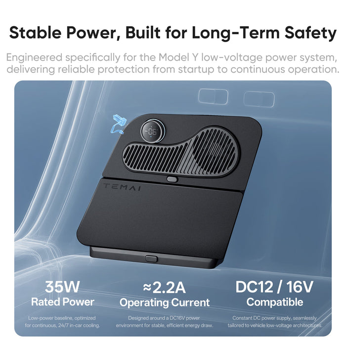 35W rated power, 2.2A current, DC 12V and 16V compatible
