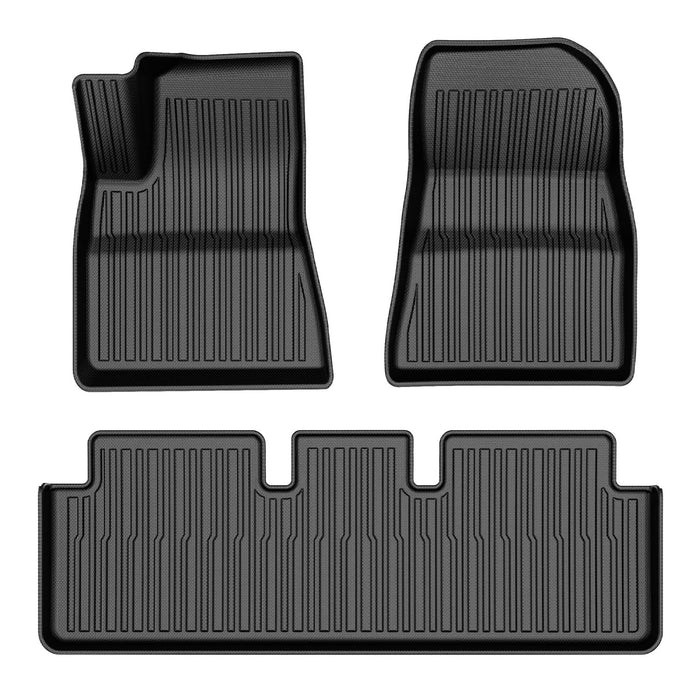 All-Weather Floor Mats (1st and 2nd Row Set) | 2024 Tesla Model 3 Highland