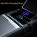 Retractable dual cable USB hub in Tesla Model 3 and Model Y center console