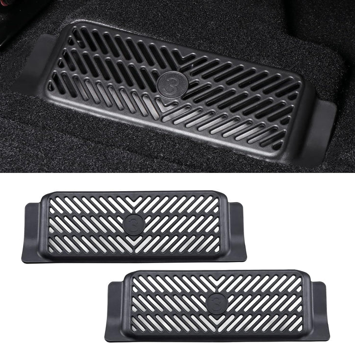 2020-2023 Backseat Air Vent Cover Air Flow Vent Grille Protection (2) | Tesla Model Y & 3