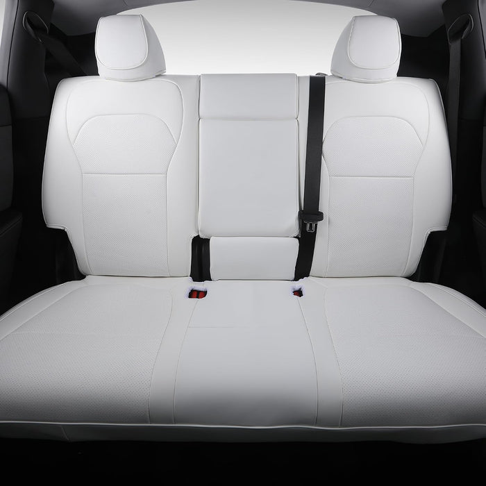 SUIYIO Custom Fit Nappa Leather Seat Covers for 2025-2026 Tesla Model Y Juniper 5-Seater