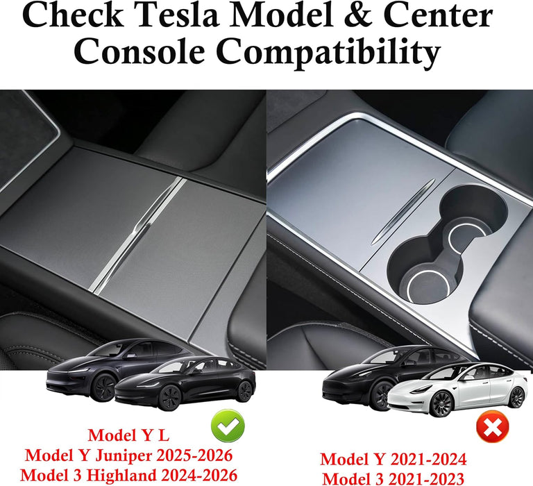 Retractable dual cable USB hub in Tesla Model 3 and Model Y center console