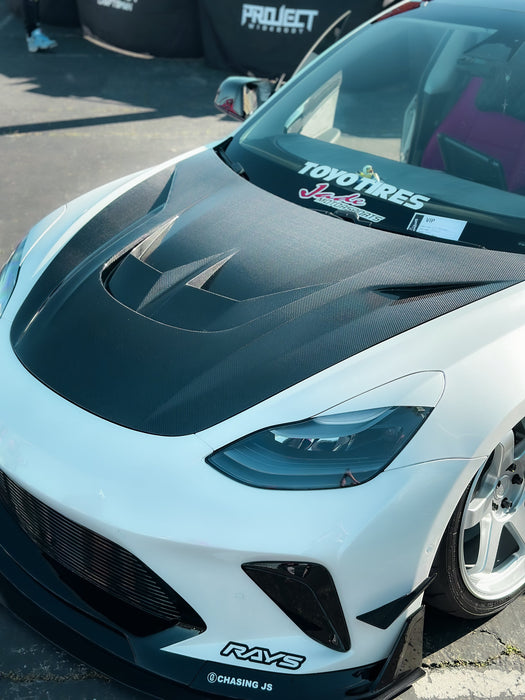 "Hacker"  V2 Hood Bonnet For Tesla Model 3