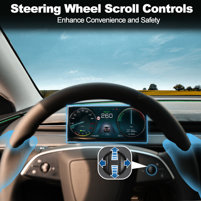 Screen For Instruments Rg235 Model Y Juniper Heads Up Display Dashboard Display F9 9 Inches Touch ...
