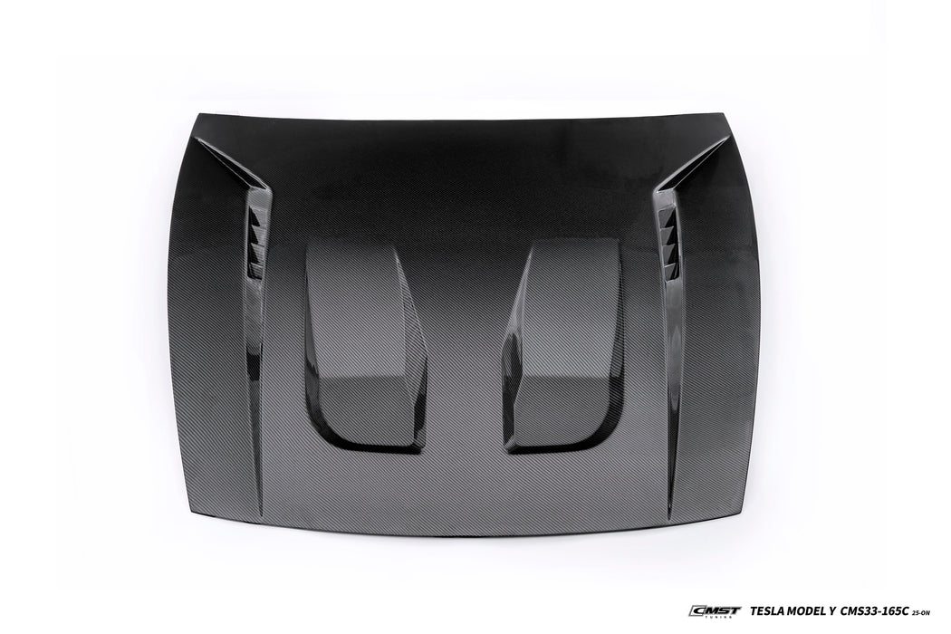 Capó CMST Tuning V1 para Tesla Model Y Juniper 2026-ON de fibra de carbono/FRP