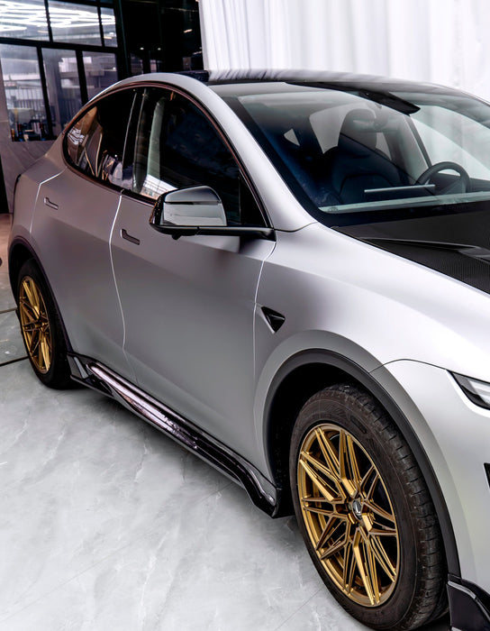 Faldones laterales CMST Tuning para Tesla Model Y Juniper 2026-ON ABS