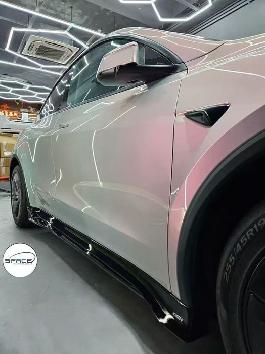 Faldones laterales CMST Tuning para Tesla Model Y Juniper 2026-ON ABS