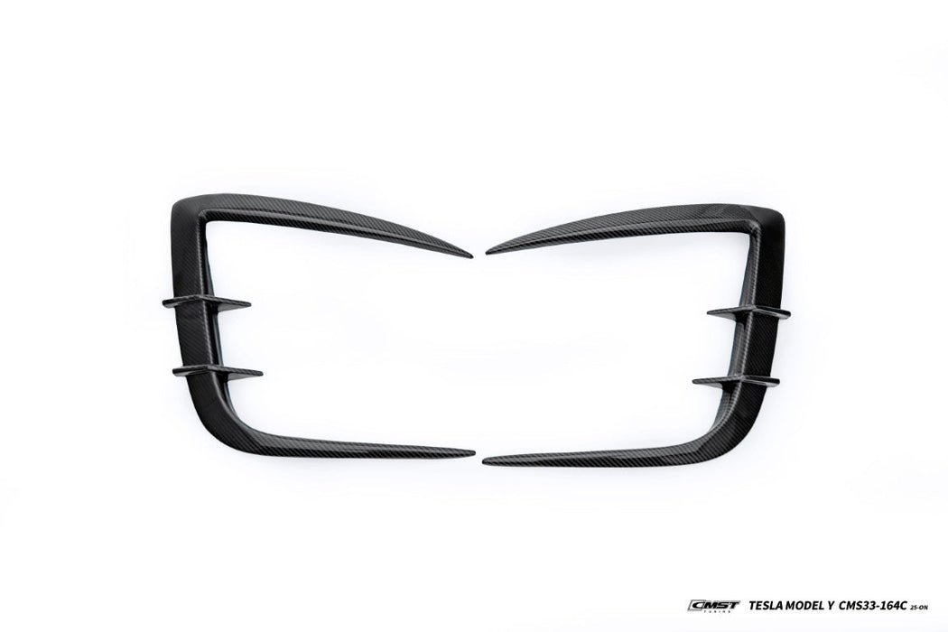 Ajuste de valencias superiores CMST para Tesla Model Y Juniper 2026-ON Fibra de carbono/FRP