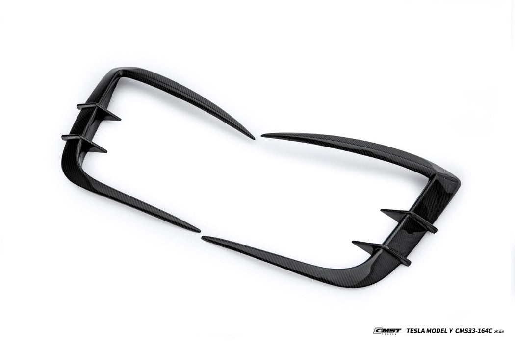 Ajuste de valencias superiores CMST para Tesla Model Y Juniper 2026-ON Fibra de carbono/FRP