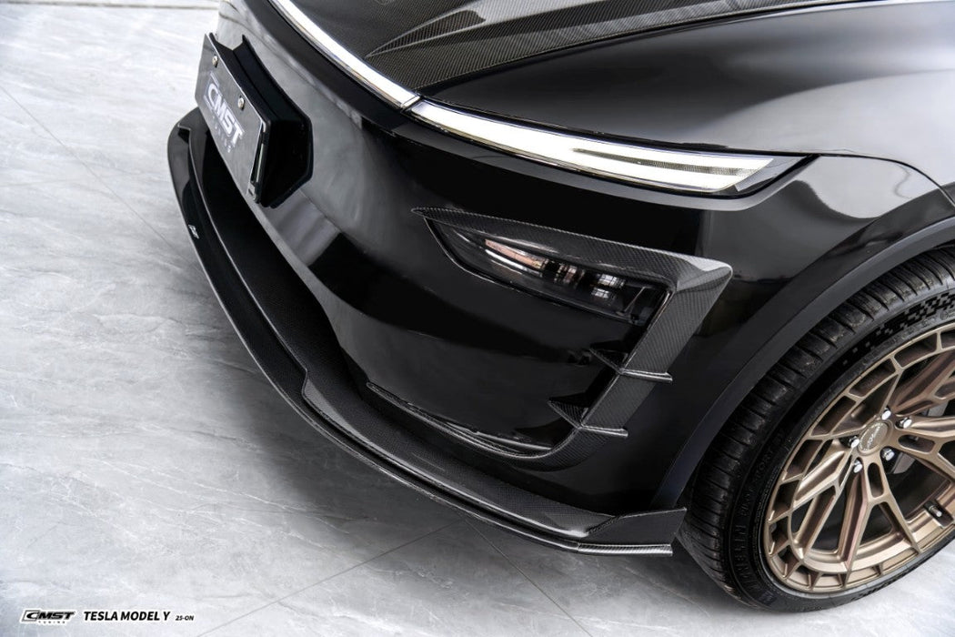 Ajuste de valencias superiores CMST para Tesla Model Y Juniper 2026-ON Fibra de carbono/FRP