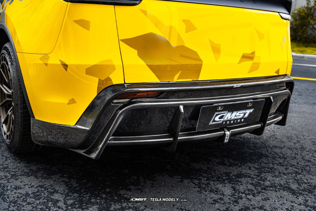 CMST Tuning V1 Rear Diffuser for Tesla Model Y Juniper 2026-ON Carbon Fiber / FRP