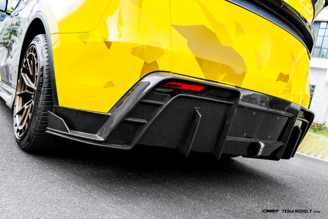 CMST Tuning V2 Rear Diffuser for Tesla Model Y Juniper 2026-ON Carbon Fiber / FRP
