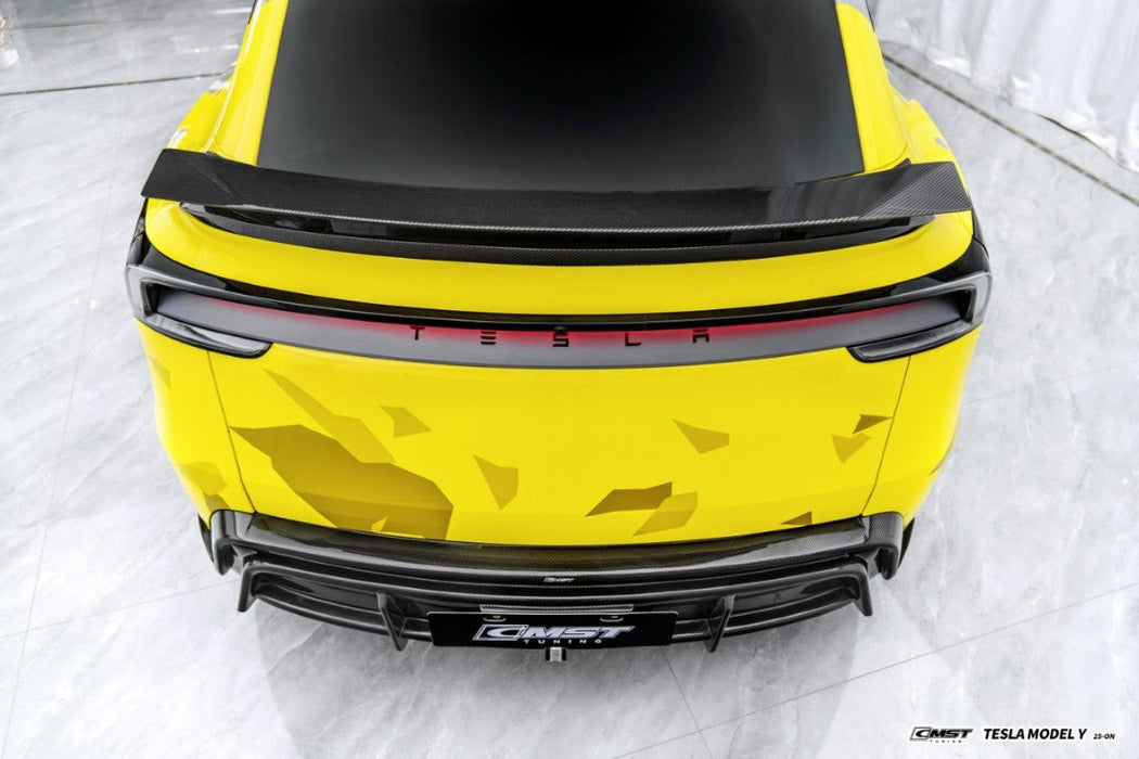 Alerón trasero CMST Tuning V1 para Tesla Model Y Juniper 2026-ON en fibra de carbono/FRP