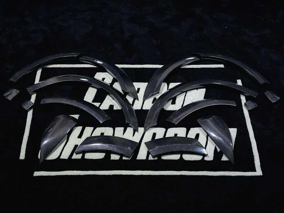 Robot Craftsman "STARSHIP" Widebody Wheel Arches for Tesla Model Y Performance AWD Carbon Fiber/FRP