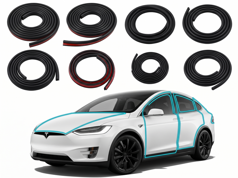 Kit de sellado de puertas insonorizado y reducción de ruido de viento | Tesla Model S 3 XY 