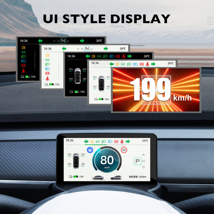 Model 3/Y 5.16-inch Mini Dash Screen Display