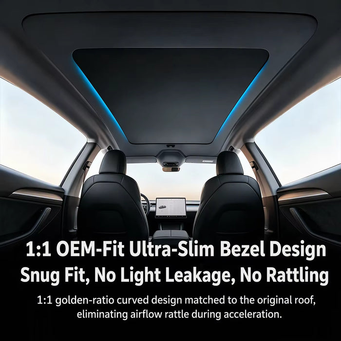 Cybertruck Stars in the Ceiling Sunroof Sunshade | Voice Controlled Starlight Roof for Tesla Cybertruck (2024+)