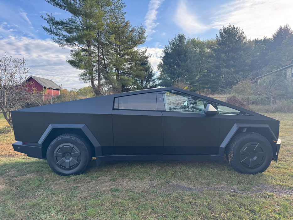 Matte Black Cybertruck Wrap - Premium Color Infused PPF
