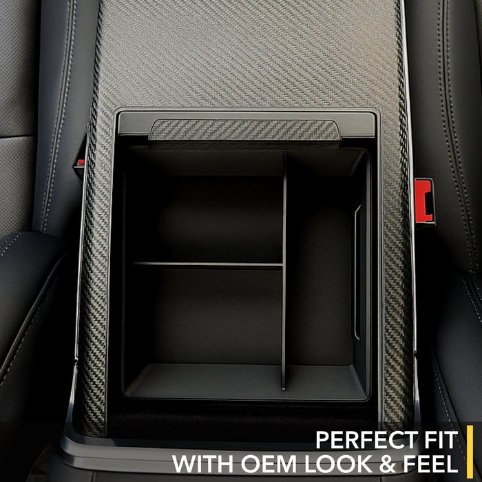 Center Console Storage Tray | Tesla Model S & Model X 2021-2026 Armrest Organizer