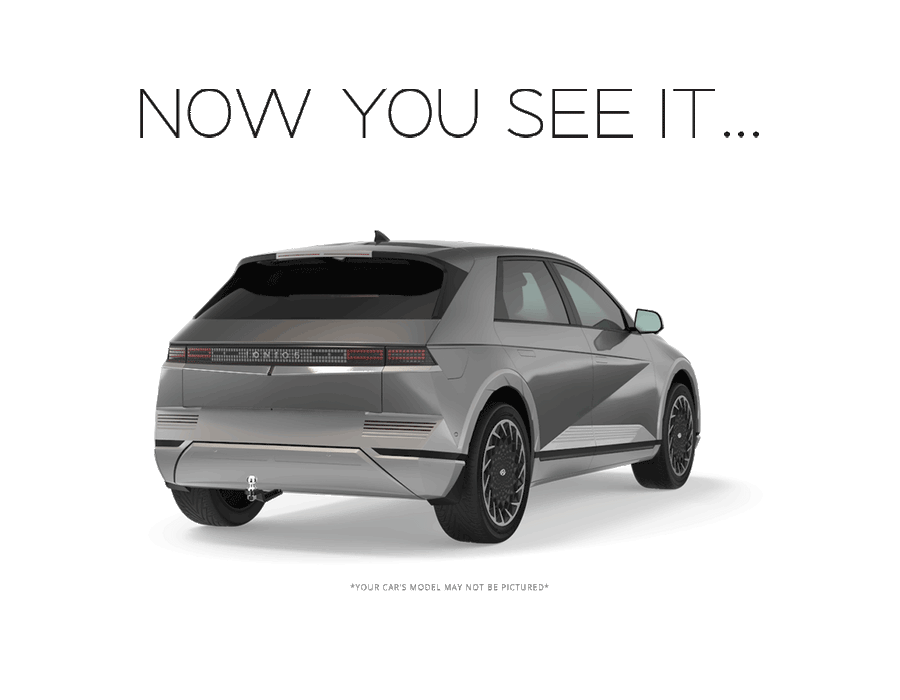 Hyundai Ioniq 5 with hidden Stealth hitch SHR62005 - now you see it, now you don't